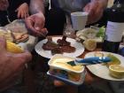 ...before they finally found their way to my plate. Mmmm!