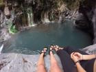 Even though the water levels were too high to go in the hot spring, we still got to enjoy the view from the top