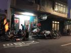 A group of people gathered around their barbecue on Moon Festival night