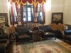 Inside Zhang's mansion