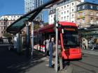 This is the tram I take to get home. It will drop me off right behind my apartment!