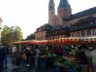 There is a huge farmer's market in Mainz every Saturday