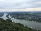 A view of the Rhine from Drachenfels, Dragon's Rock, south of Cologne