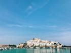 The city was built on a hill overlooking the sea