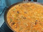 Rice is added to absorb the broth