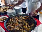 The paella made for a hundred people