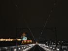 Late night walks across a bridge 