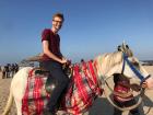 I have this picture as proof that I rode a horse on the beach!