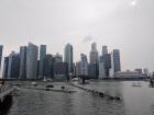 Singapore's skyline from the waterfront