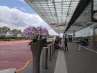 Outside Terminal 4 at Changi International Airport