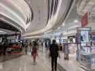 Luxury shops inside the terminal at Changi Airport