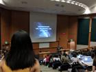 In University, larger classes are held in big lecture halls