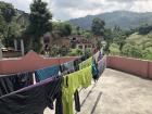 This is the roof of my home in Jyagata! Every week I hand wash my clothes and hang them on the roof to dry. 