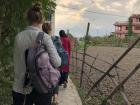 This is behind our program house in Balkot Bhaktapur. On the right are the other students and the left shows an empty field that was filled with corn when we arrived.