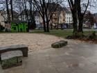 The park near my house after a rainy day