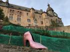 Looking up at the Marburg Castle