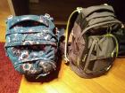 The kids' backpacks