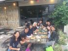 Getting lunch with new friends in Germany! 