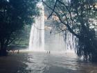 The water at Boti Falls came down so hard it was very dangerous to swim too close!