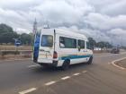 This trotro is packed! It is very common to see trotros like this all over the city. 