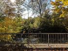 A bridge crossing a small creek in Reims