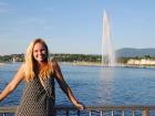 Anna on Lake Geneva during the summer of 2015
