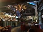 The cozy interior of my favorite restaurant 