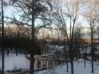 The view of the snow from my office window