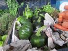 Farmers markets are the most inexpensive places to buy fruits and veggies. The supermarket can be very expensive, especially food from the U.S. 