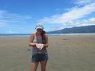 I loved this sand dollar I found on the beach! They break easily, and it is illegal to remove anything from a national park, so it is best to just put the beauty back where you found it.