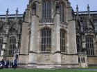 This is a front view of St. George's Chapel where the wedding took place - the building is so tall so I had to back up almost across the road to get the whole thing