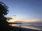 A lovely beach sunset 