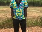 My shirt is made out of African fabric and is popularly known as "African wear"
