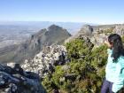 Climbing Table Mountain during my trip to South Africa!