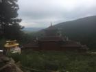A monastery nestled in the hills of Ulaanbaatar. 