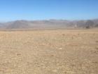 At some point, the grassy steppe turns into rocky desert. 
