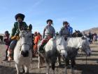 Kids begin riding horses at a really young age.