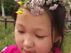 And flower wreath time! Another one of my lovely English students. 