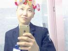 Flower wreaths are popular now, which is funny because its so cold outside.