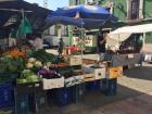 One of the vegetable stands that I passed in the market