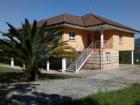 An example of what a house can look like in Asturias; the homes are elevated and sometimes have a detached garage