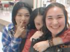 Me, Tanila and Polly (right to left) heading to karaoke