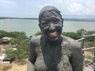 After floating and bobbing the mud for a long time, I was completely covered!