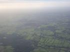 My first glimpse of Ireland from the plane window