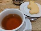 Tea with a piece of shortbread