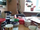 There is always a spread of tea and cookies in the Russian Department office