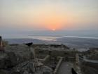Sunrise over Masada Fortress