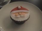 Santa cupcake