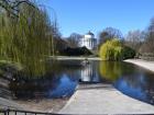 A beautiful spring day in the park in Warsaw