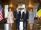 President Donald Trump visited the Belgian Royals in 2017